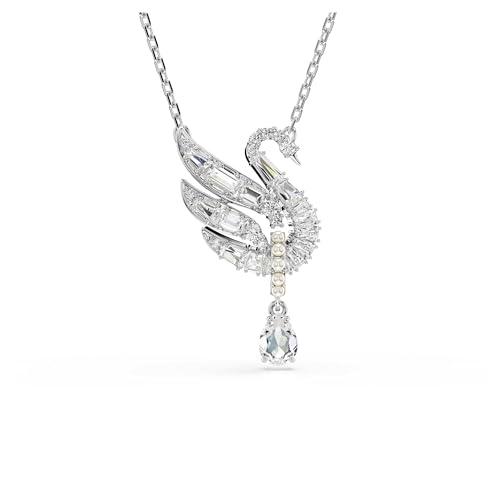 Swarovski Colgante Swan Vienna, Cisne, Blanco, Baño de rodio