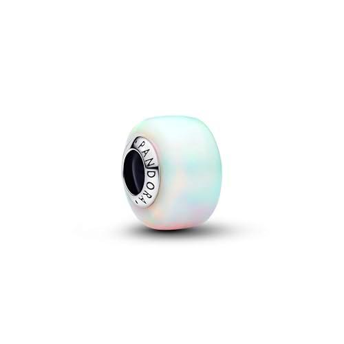 PANDORA Moments 794245C01 - Abalorio de plata de ley con resina y iridiscente compatible con Moments