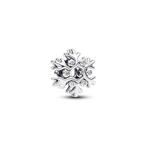 PANDORA Moments 794249C01 - Abalorio de plata de ley con circonitas