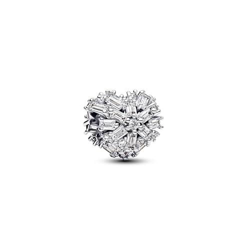 PANDORA Moments 794240C01 - Abalorio de plata de ley con circonita
