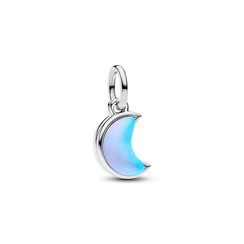 PANDORA Moments 794272C01 - Colgante doble de plata de ley y resina compatible con ME y Moments