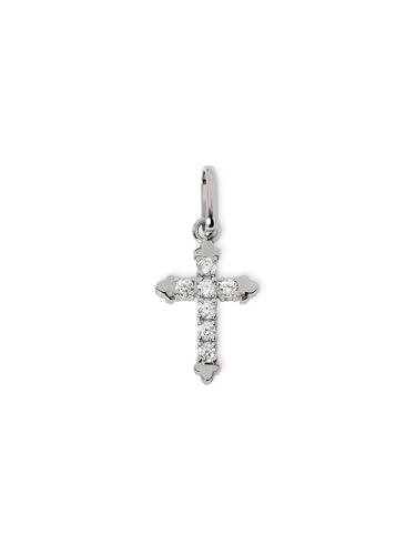 SINGULARU - Charm Penélope. Plata de Ley con acabado en Baño de Rodio y Circonitas