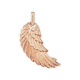 Engelsrufer ala colgante para las mujeres 925 esterlina plata oro rosa plateado 23 mm