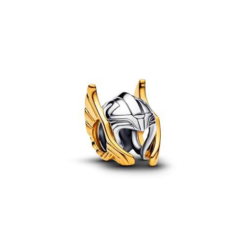PANDORA Moments 764215C00 - Colgante de casco de Thor de Marvel