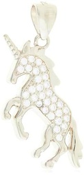 Beneto Adorno Silver Unicorn Pendant AGH93 sBE0416 Marca