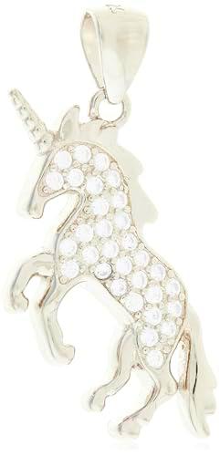 Beneto Adorno Silver Unicorn Pendant AGH93 sBE0416 Marca