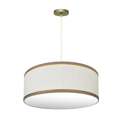 Levitantes Colgante de Cuero 3xe27 Beis - Diseño Regulable 60x60 cm