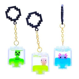 joojee GmbH Minecraft Charms - Colgante (6,5 cm), multicolor