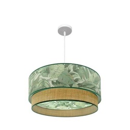 Levitantes Colgante de luz 60W E27 en color blanco y verde natural