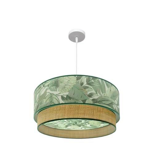 Levitantes Colgante de luz 60W E27 en color blanco y verde natural