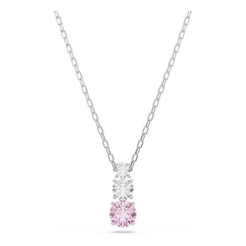 Swarovski Colgante Stilla Attract, Talla redonda, Rosa