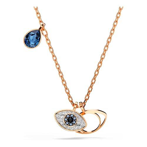 Swarovski Colgante Symbolica, Ojo, Multicolor, Baño tono oro rosa