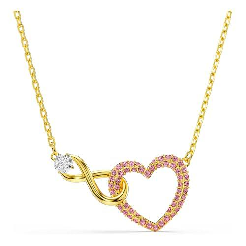 Swarovski Colgante Hyperbola, Talla redonda, Pavé, Infinity y corazón