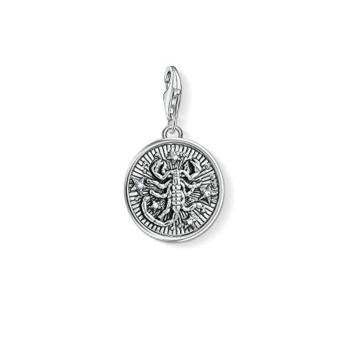 Thomas Sabo - Colgante de Mujer "Charm Zodíaco Escorpión Charm Club"