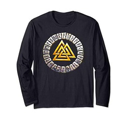 Talismán colgante Valknut Manga Larga