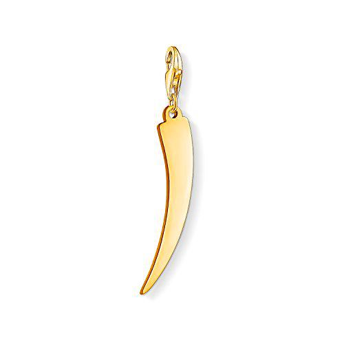 Thomas Sabo - Colgante Charm de Mujer "Colmillo dorado"