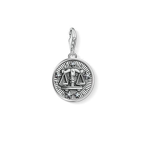 Thomas Sabo - Colgante de Mujer "Charm Zodíaco Libra Charm Club"