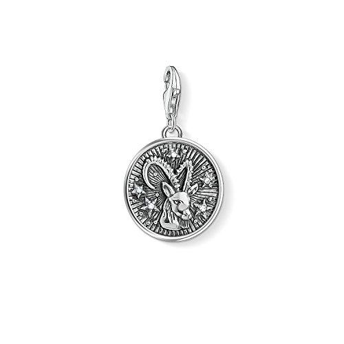Thomas Sabo - Colgante de Mujer "Charm Zodíaco Capricornio Charm Club"