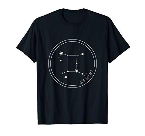 Signo Zodíaco Géminis Constelación Regalo Hombres Mujeres Camiseta
