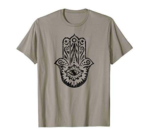 Mano de Hamsa, símbolo de protección, amuleto de la suerte Camiseta