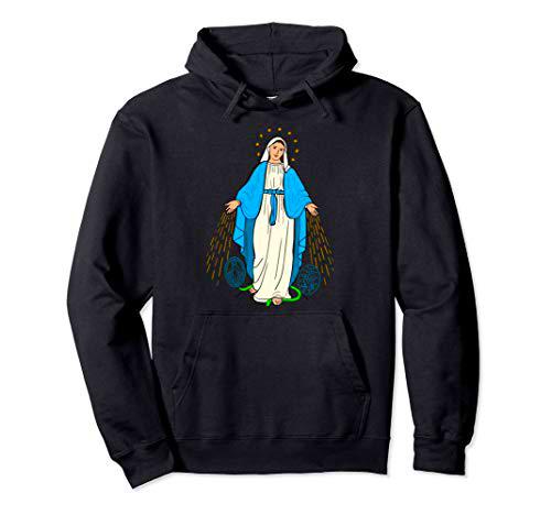 Virgen Medalla Milagrosa - Señora de la Medalla Milagrosa Sudadera con Capucha